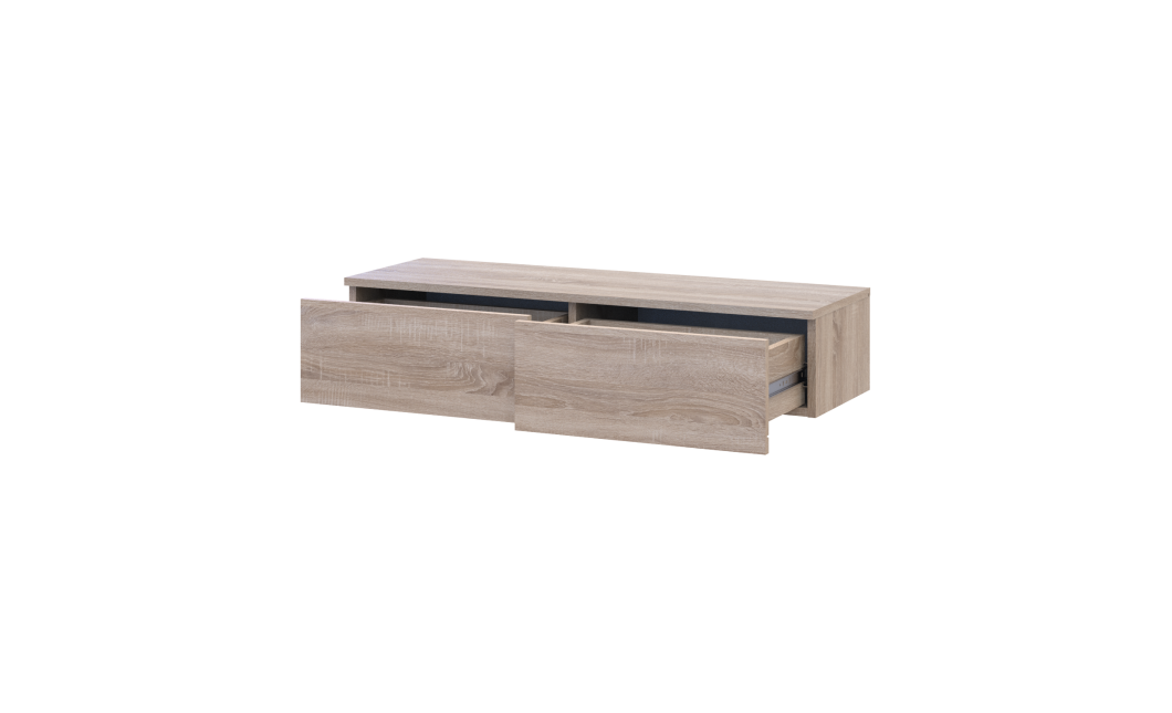Smink asztal Doros Levia Sonoma tölgy 2F 100х32х22 (41516298)
