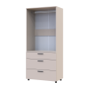 Nyílóajtós gardrobszekrény Doros Thorn Kasmír 2 ajtó/3 fiók vállfás 90x51,6x200 (44900449)