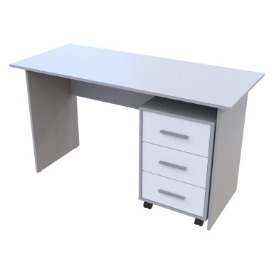 Számítógépasztal Doros T3 szürke / Fehér 120x60x78 (44900061)