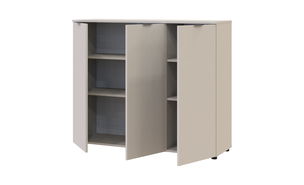 Komód Doros Ron 6 3 bútorlap kasmír 120x38x100 (41516048)