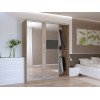 Tolóajtós gardróbszekrény Doros City light Sonoma tölgy 1 bútorlap / 2 tükör 180х60х225 (44900030)