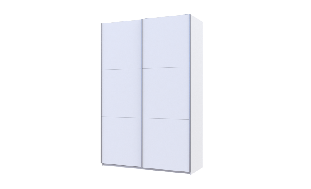 Tolóajtós gardróbszekrény Doros G-Caiser Fehér 2 bútorlap / 3 rész 160x60x240 (42002104)