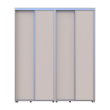 Tolóajtós gardróbszekrény Doros Sigma Slim kasmír 2+2 ajtó 180x45x214.4 (42005582)
