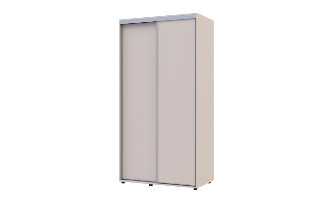 Tolóajtós gardróbszekrény Doros Sigma Slim kasmír 2 ajtó 110x60x214.4 (42005454)