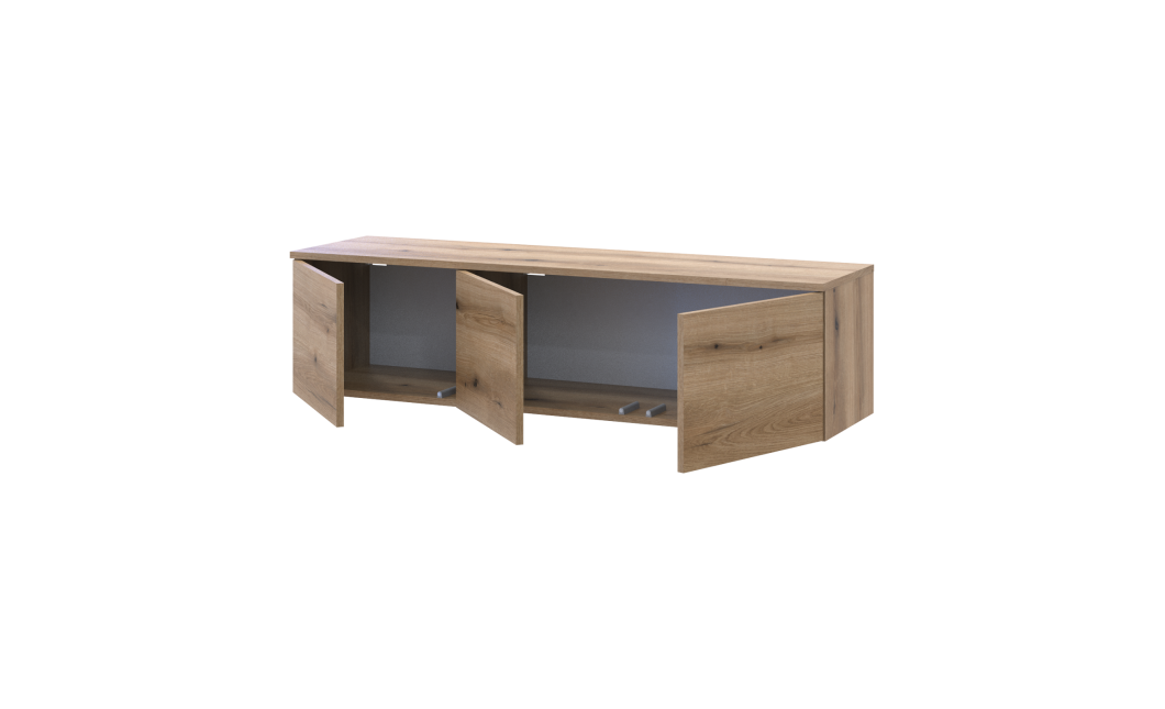 TV-állvány Doros Levia Ewoke Tölgy 3 ajtó 130х35х33 (41516290)