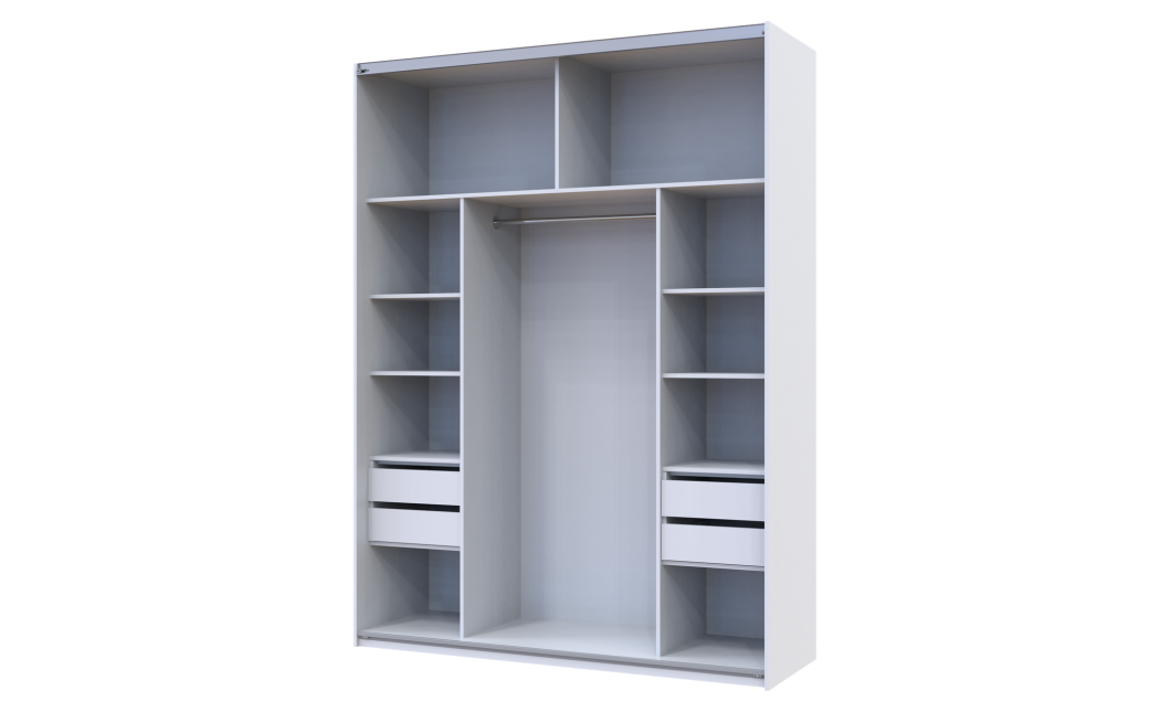 Fiókblock a Gardróbszekrény Doros G-Caiser Fehér 44,8x42x33,6 (80736208)