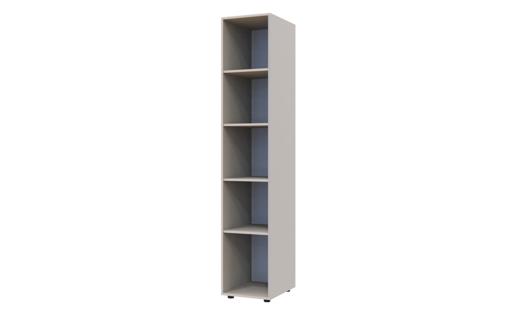 Nyílóajtós gardróbszekrény Doros Gelár kasmír Tükör 39x49,5x203,4 (80737635)