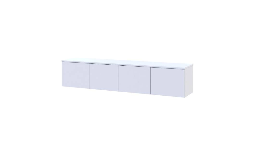 TV-állvány Doros Levia Fehér 4 ajtó 160х35х33 (41516091)