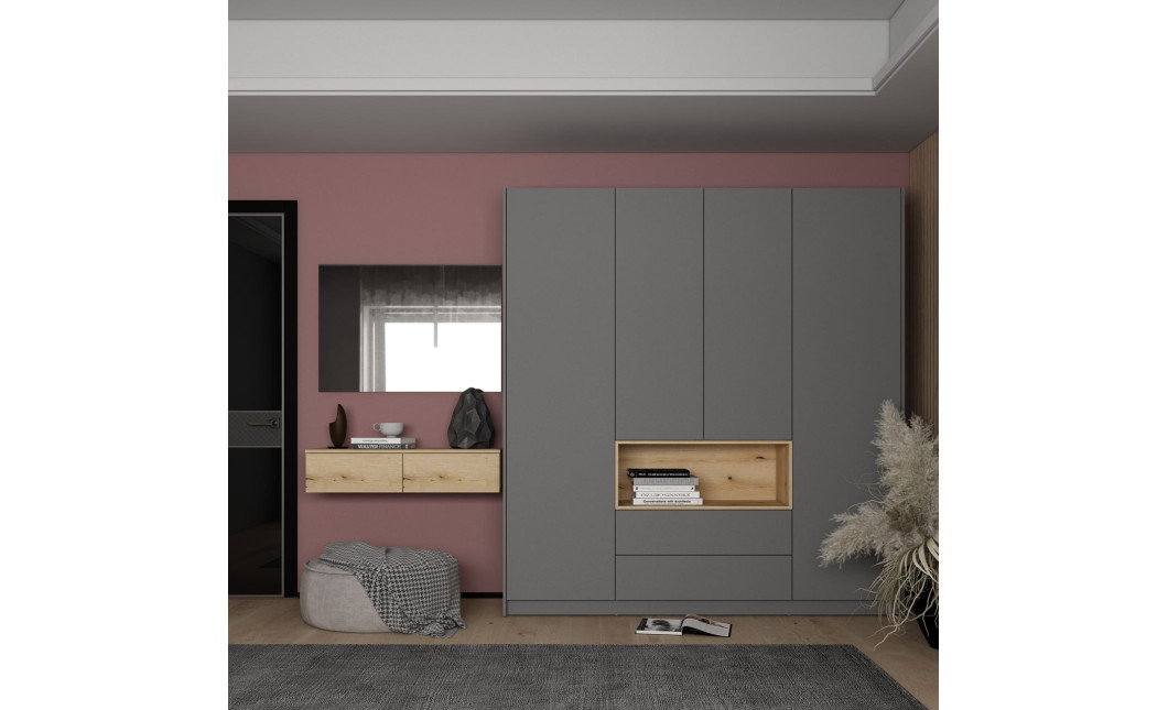 Smink asztal Doros Levia Ewok tölgy 2F 100х32х22 (41516095)