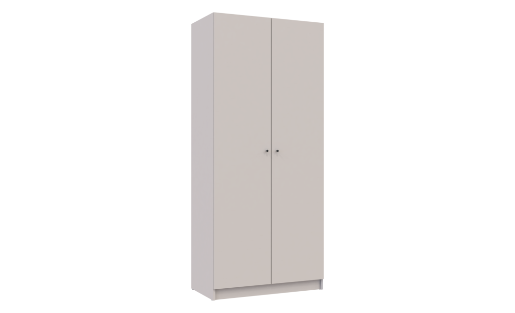 Nyílóajtós gardróbszekrény Doros Promo kasmír 2 bútorlap 90x48x204 (80737668)