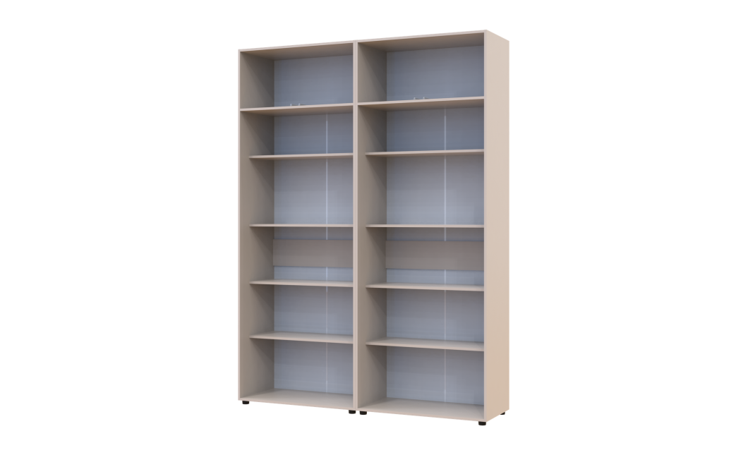 Gardróbszekrény polcokkal és felsőszekrénnyel Doros Kasper Kasmír 2+2 ajtó 180x48x245 (42005540)