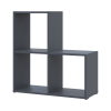 Polcrendszer Doros Step 2x2 Grafit nyitott 69х28.8х71.4 (41516157)