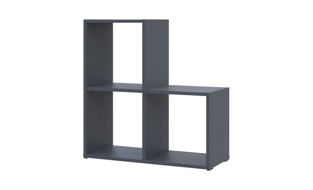 Polcrendszer Doros Step 2x2 Grafit nyitott 69х28.8х71.4 (41516157)