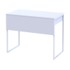 Íróasztal Doros Bart Fehér polcal 100x55x78,1 (41510124)