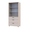 Nyílóajtós gardrobszekrény Doros Thorn Kasmír 2 ajtó/3 fiók polcokkal 90x51,6x200 (44900450)