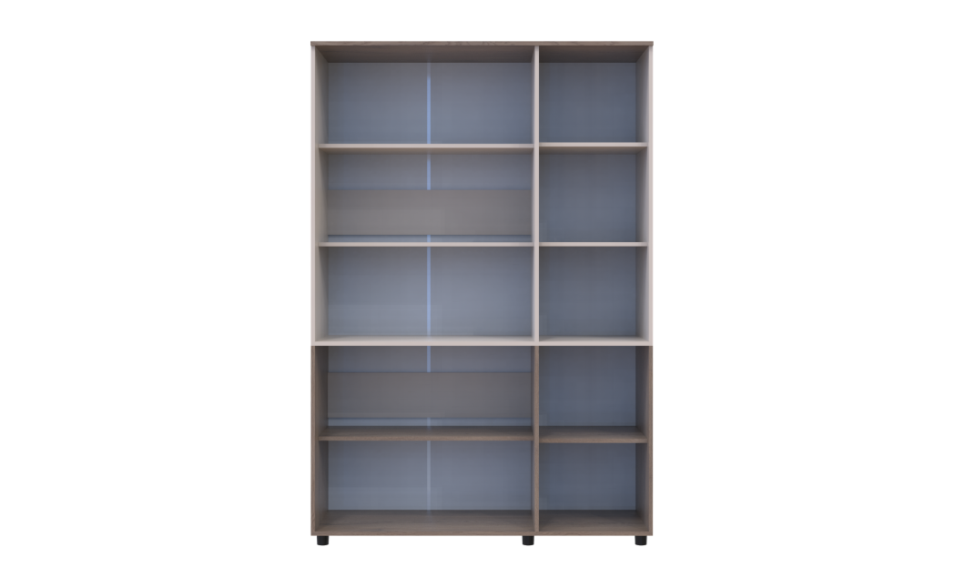 Nyílóajtós gardrobszekrény Doros Thorn Cremona Cannolo/Kasmír 3 ajtó polcokkal 135x51,6x200 (44900500)