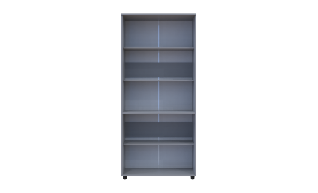 Nyílóajtós gardrobszekrény Doros Thorn Szürke 2 ajtó polcokkal 90x51,6x200 (44900440)