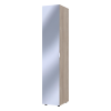 Nyílóajtós gardróbszekrény Doros Gelár Sonoma tölgy Tükör 39x49,5x203,4 (44900243)