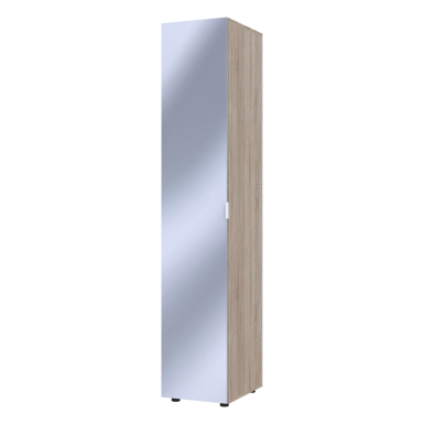 Nyílóajtós gardróbszekrény Doros Gelár Sonoma tölgy Tükör 39x49,5x203,4 (44900243)