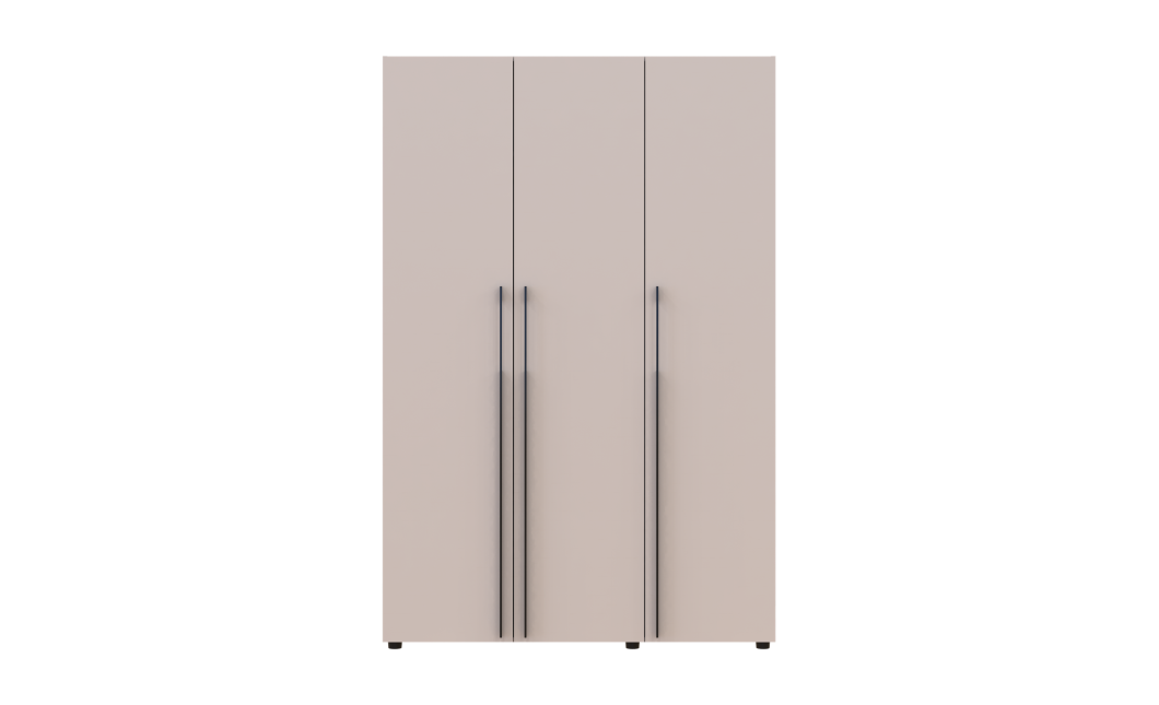 Gardróbszekrény fiókokkal Doros Kasper Kasmír 3 ajtó 135x48x204 (42005561)