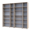 Gardróbszekrény polcokkal és felsőszekrénnyel Doros Kasper Kasmír 3+3 ajtó 270x48x245 (42005576)