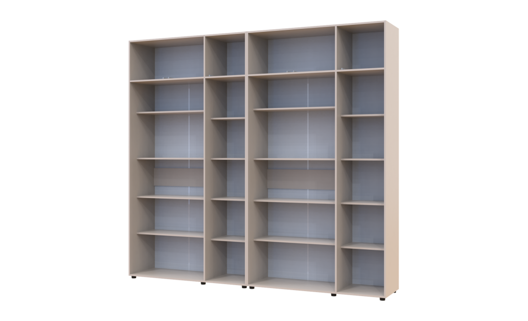 Gardróbszekrény polcokkal és felsőszekrénnyel Doros Kasper Kasmír 3+3 ajtó 270x48x245 (42005576)