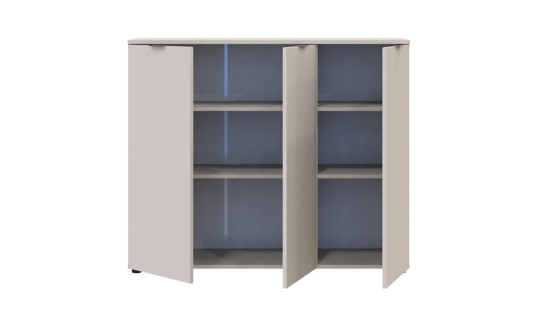 Komód Doros Ron 6 3 bútorlap kasmír 120x38x100 (41516048)