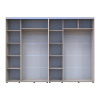 Tolóajtós gardróbszekrény Doros Sigma Slim kasmír 2+2 ajtó 290x60x214.4 (42005605)