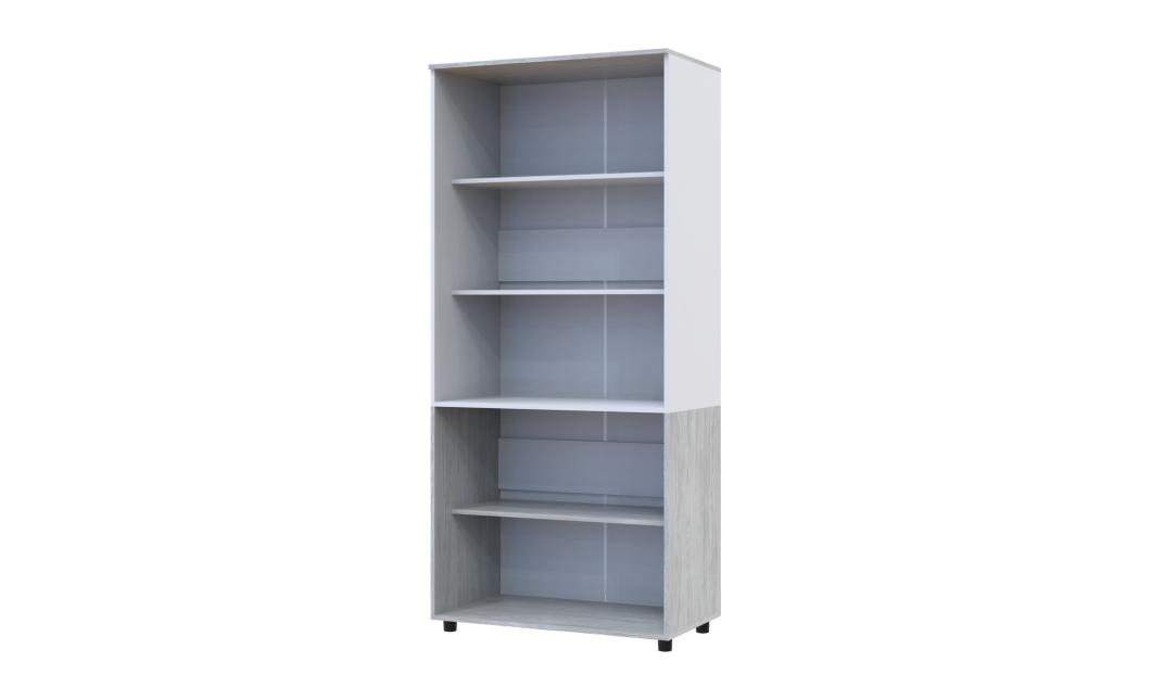 Nyílóajtós gardrobszekrény Doros Thorn Natti Lúcc/Fehér 2 ajtó polcokkal 90x51,6x200 (44900460)