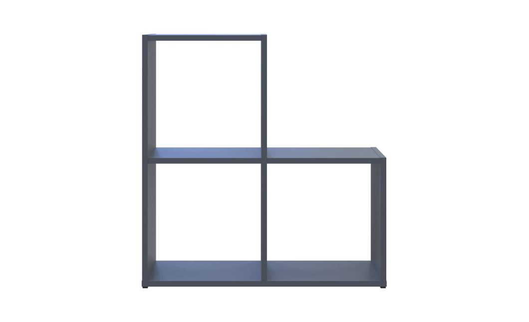 Polcrendszer Doros Step 2x2 Grafit nyitott 69х28.8х71.4 (41516157)