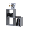 Polcrendszer Doros Step 2x2 Szürke nyitott 69х28.8х71.4 (41516177)