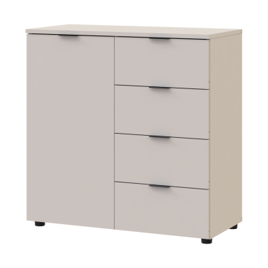 Komód Doros Ron 1 1 ajtó 4 Fiók Kasmír 80x38x81 (41516043)