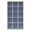 Gardróbszekrény szett 3 Tükör Doros Gelár Fehér 117x49,5x203,4 (42002166)
