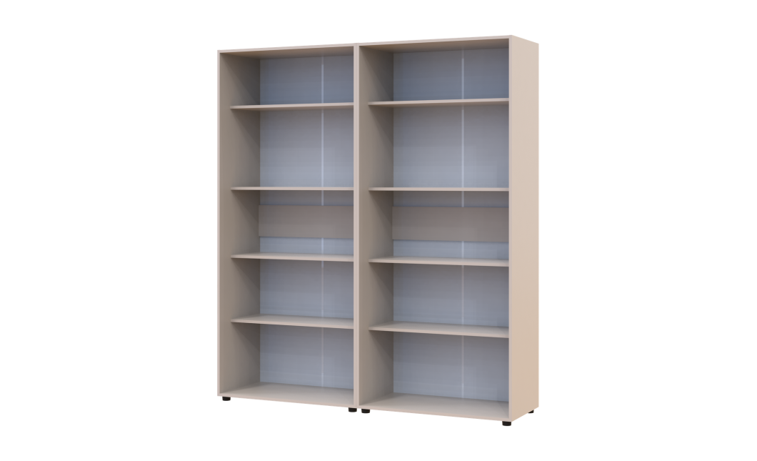 Gardróbszekrény polcokkal Doros Kasper Kasmír 2+2 ajtó 180x48x204 (42005530)