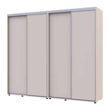 Tolóajtós gardróbszekrény Doros Sigma Slim kasmír 2+2 ajtó 240x60x214.4 (42005595)