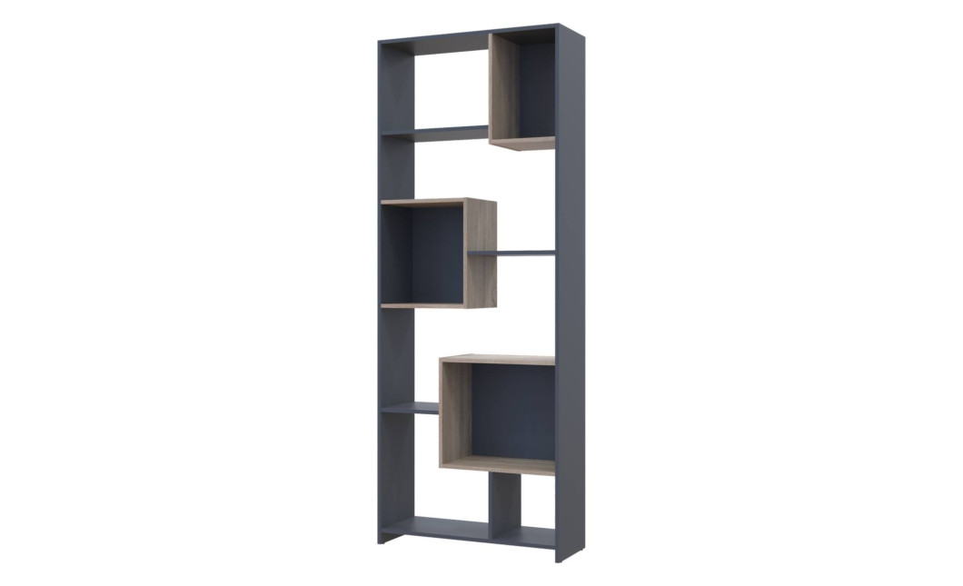 Polcrendszer Magas Doros B1S Grafitszürke/Sonoma 81x30x210 (41516040)