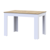 Doros Flint asztal Fehér/Artizán tölgy 120/170x80x78 (41510130)
