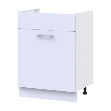 Leia Konyha Doros M82_SZ60 alsó balos Fehér bútorlap 60x46.6x82.1 (81359337.5)