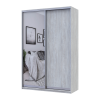 Tolóajtós gardróbszekrény Doros City light Natti Lúc 1 bútorlap / 1 tükör 150x60x225 (80736510)