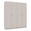 Gardróbszekrény szett Doros Promo polcokkal Kasmír 2+2 bútorlap 180x48x204 (44900290)