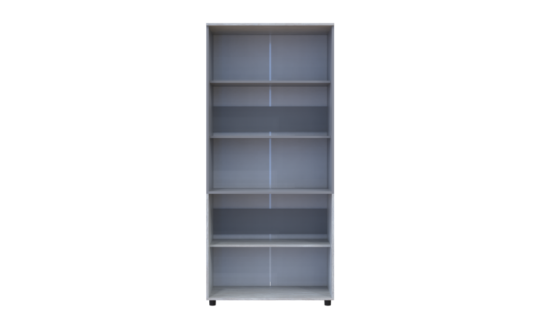 Nyílóajtós gardrobszekrény Doros Thorn Natti Lúcc/Szürke 2 ajtó polcokkal 90x51,6x200 (44900464)
