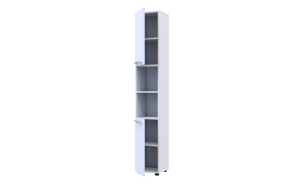 Szekrény Doros Mira Fehér bútorlap 183.5х30х30 (41510126)