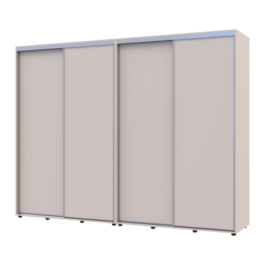 Tolóajtós gardróbszekrény Doros Sigma Slim kasmír 2+2 ajtó 280x60x214.4 (42005603)