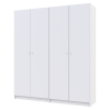 Nyílóajtós gardróbszekrény Doros Promo Fehér 2+2 bútorlap 180x48x204 (42005008)