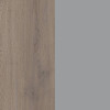Nyílóajtós gardrobszekrény Doros Thorn Cremona Cannolo/Szürke 2 ajtó polcokkal 90x51,6x200 (44900456)