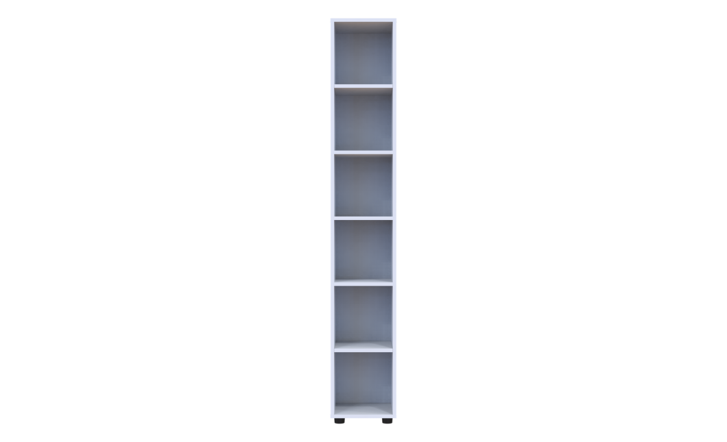Szekrény Doros Mira Fehér bútorlap 183.5х30х30 (41510126)