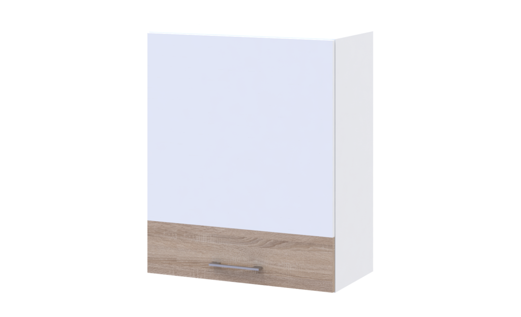 Leia Konyha Doros M72_SZ60 felső elem balos Fehér/Sonoma tölgy bútorlap 60x31.6x72 (81359337.1)