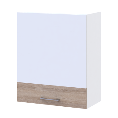 Leia Konyha Doros M72_SZ60 felső elem balos Fehér/Sonoma tölgy bútorlap 60x31.6x72 (81359337.1)