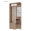 Előszobaszekrény Doros Riviera Sonoma tölgy 91,5x30x203 (81336222)