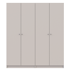 Gardróbszekrény szett Doros Promo polcokkal Kasmír 2+2 bútorlap 180x48x204 (44900290)